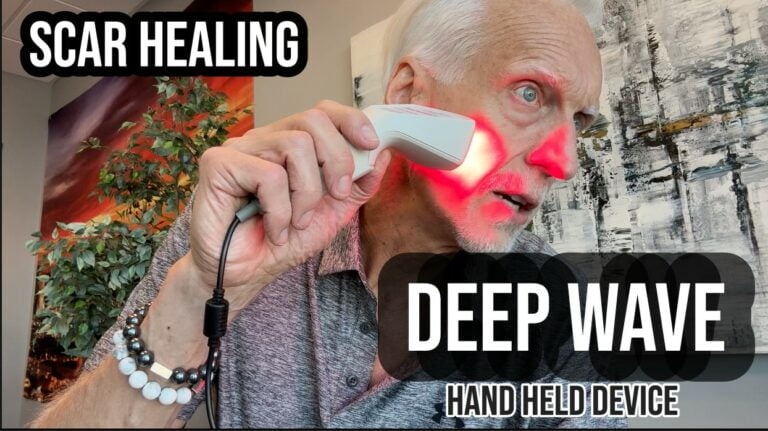 Scar Healing with DeepWAVE Pro Red Light Therapy Handheld Device